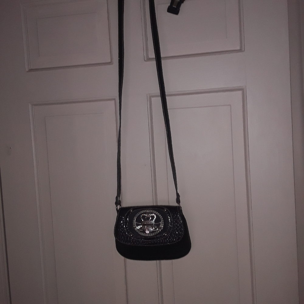 Kathy Van Zeeland Ctoss Body Black Bag Prom